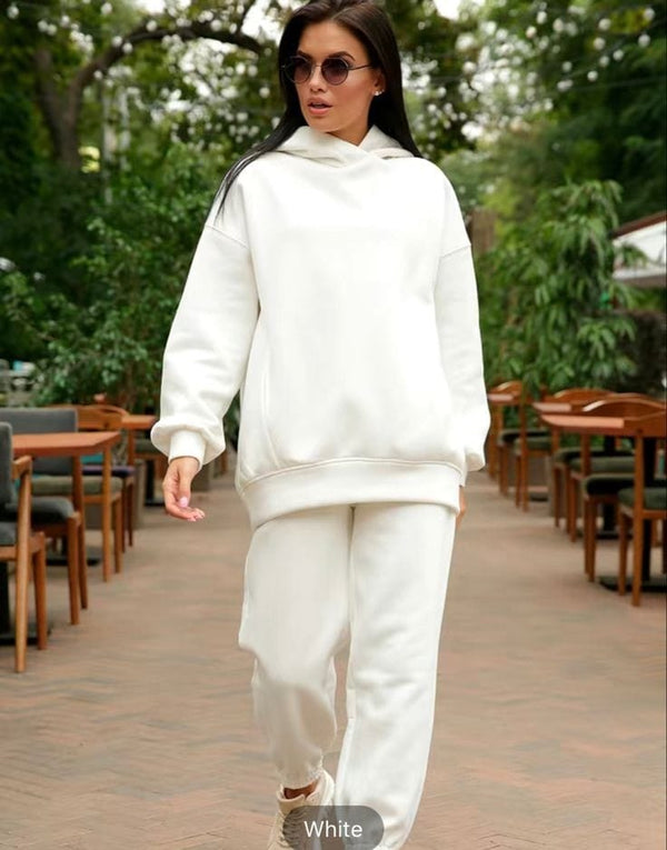 Oversized hoodie with loose lowers for WOMEN