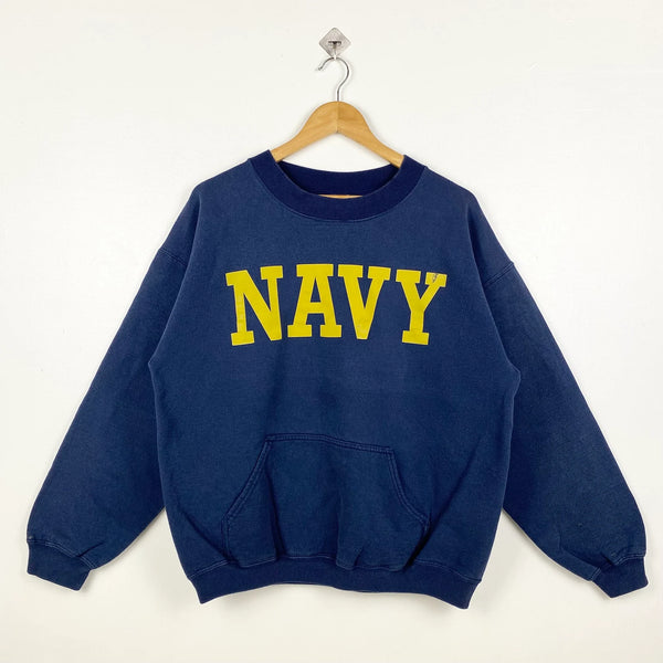 NAVY BLUE COMFORTABLE SWEATSHIRT