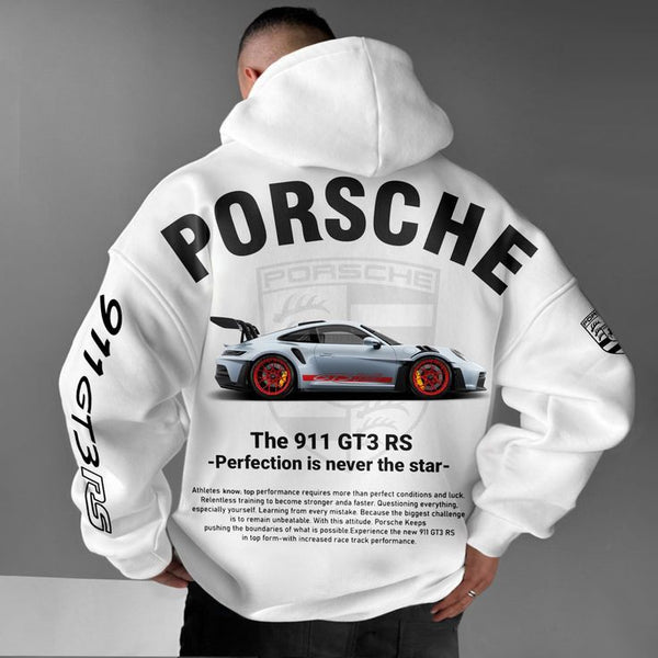 PORSCHE 911 GT3 BACK PRINTED HOODIE