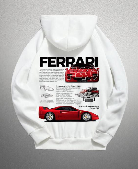 Ferrari print sweatshirt for men's