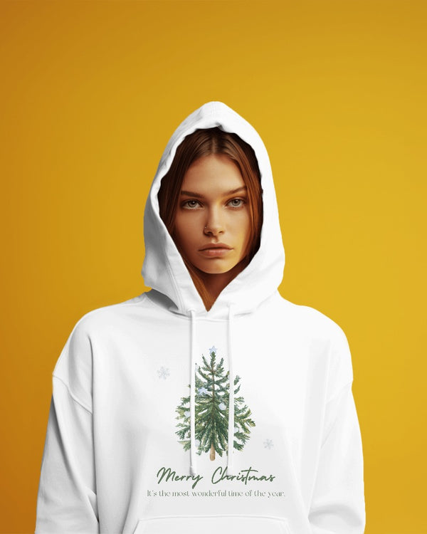 Christmas tree print sweatshirt for women's