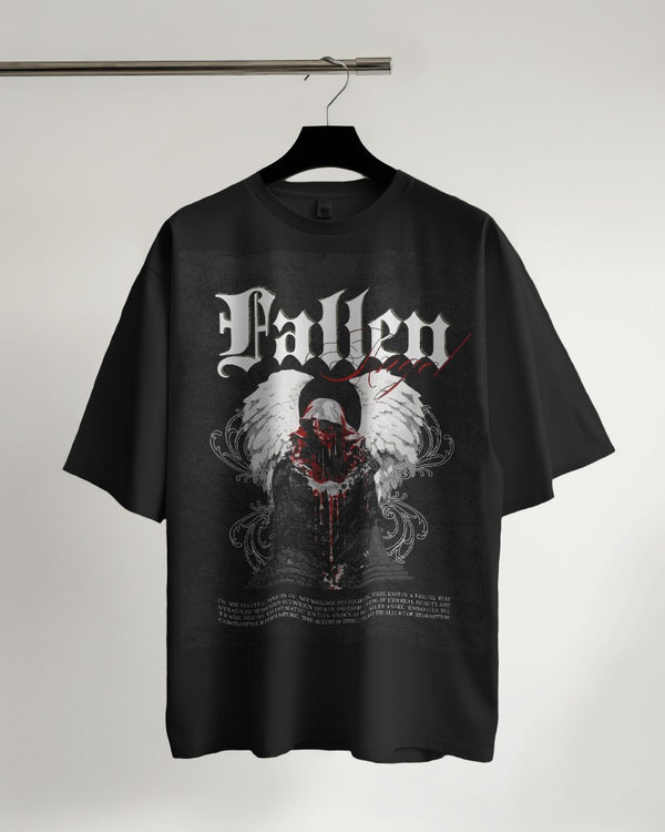 Fallen front printed oversized Tshirt