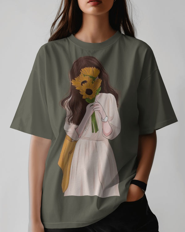 OVERSIZED GIRLS TSHIRT 240-GSM